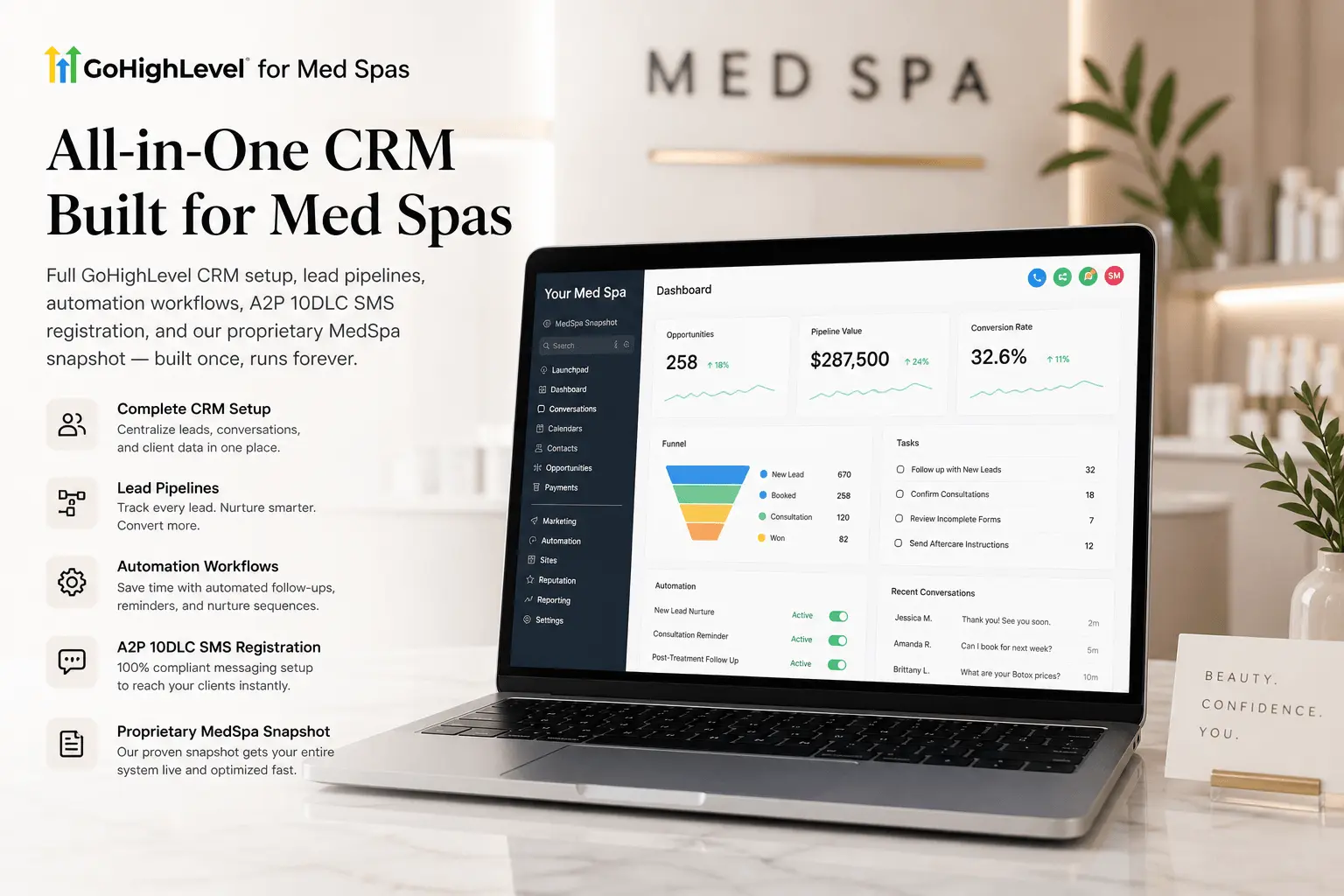 gohighlevel for med spas